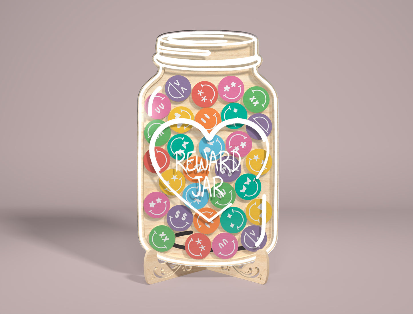 Teacher Shaker Magnet SVG Bundle for xTool Laser Cut File