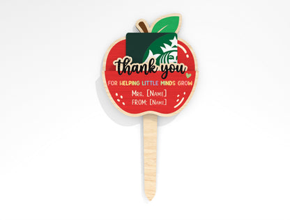 Teacher Gift Card Holder SVG Bundle Laser Cut File for Glowforge, xTool, or LightBurn