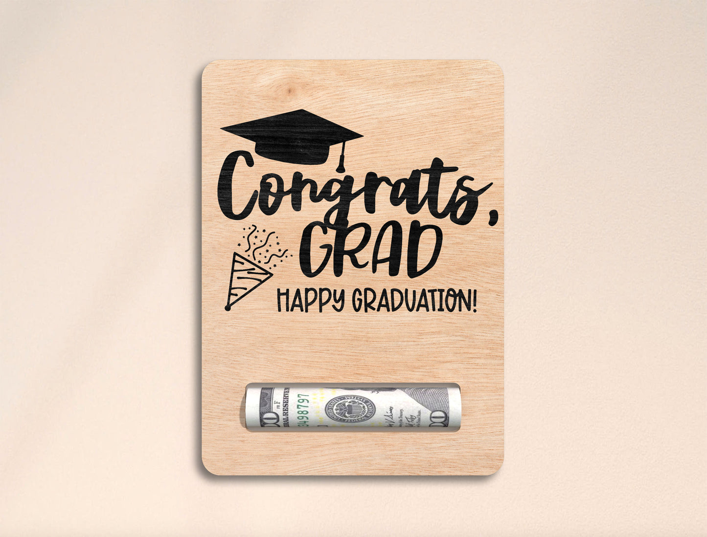 Graduation Money Holder SVG Bundle Laser Cut File for Glowforge Users