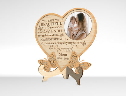Mother Daughter Photo Frame SVG Heart Tabletop Sign Decor Laser Cut File for Glowforge, xTool, or LightBurn