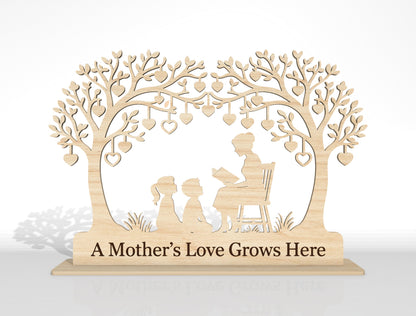 Mother's Day Wooden Sign SVG Bundle Mixed Designs for xTool