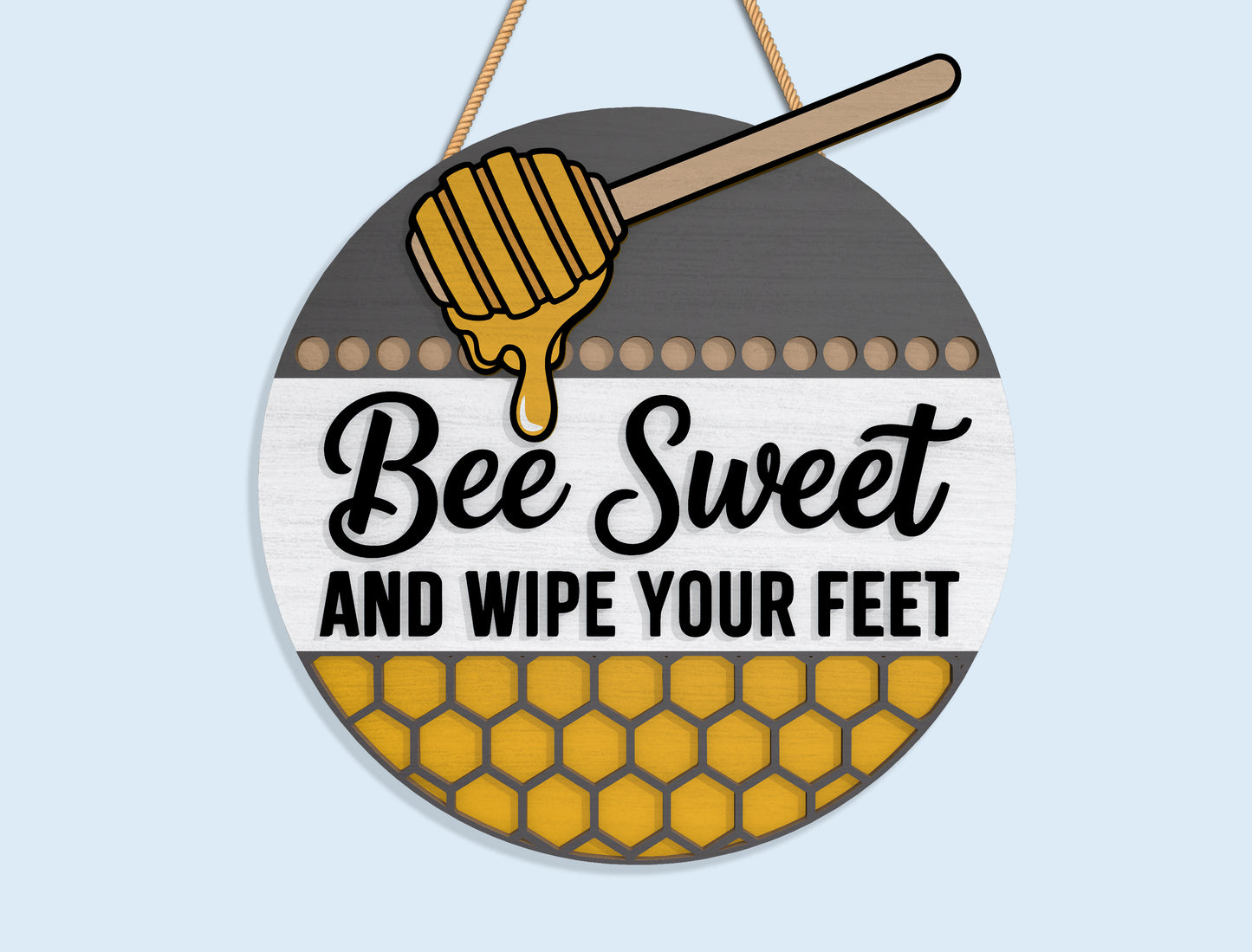 Welcome To Our Hive SVG Laser Cut File Bundle for Glowforge and LightBurn
