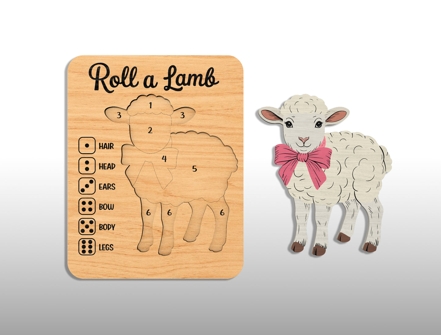 Easter Bunny Puzzle Game SVG 14 Designs Laser Cut for LightBurn and Glowforge