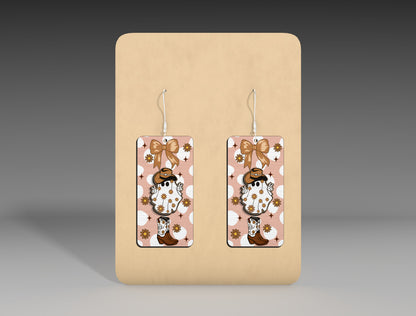 Halloween Rectangle Earrings SVG Bundle 10 Designs for Glowforge xTool