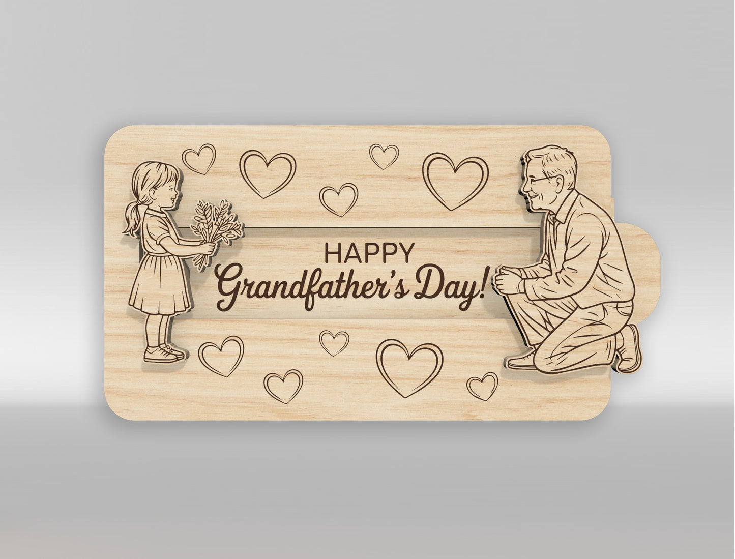 Sliding Gift Card Holder SVG Bundle 9 Designs for Glowforge and xTool