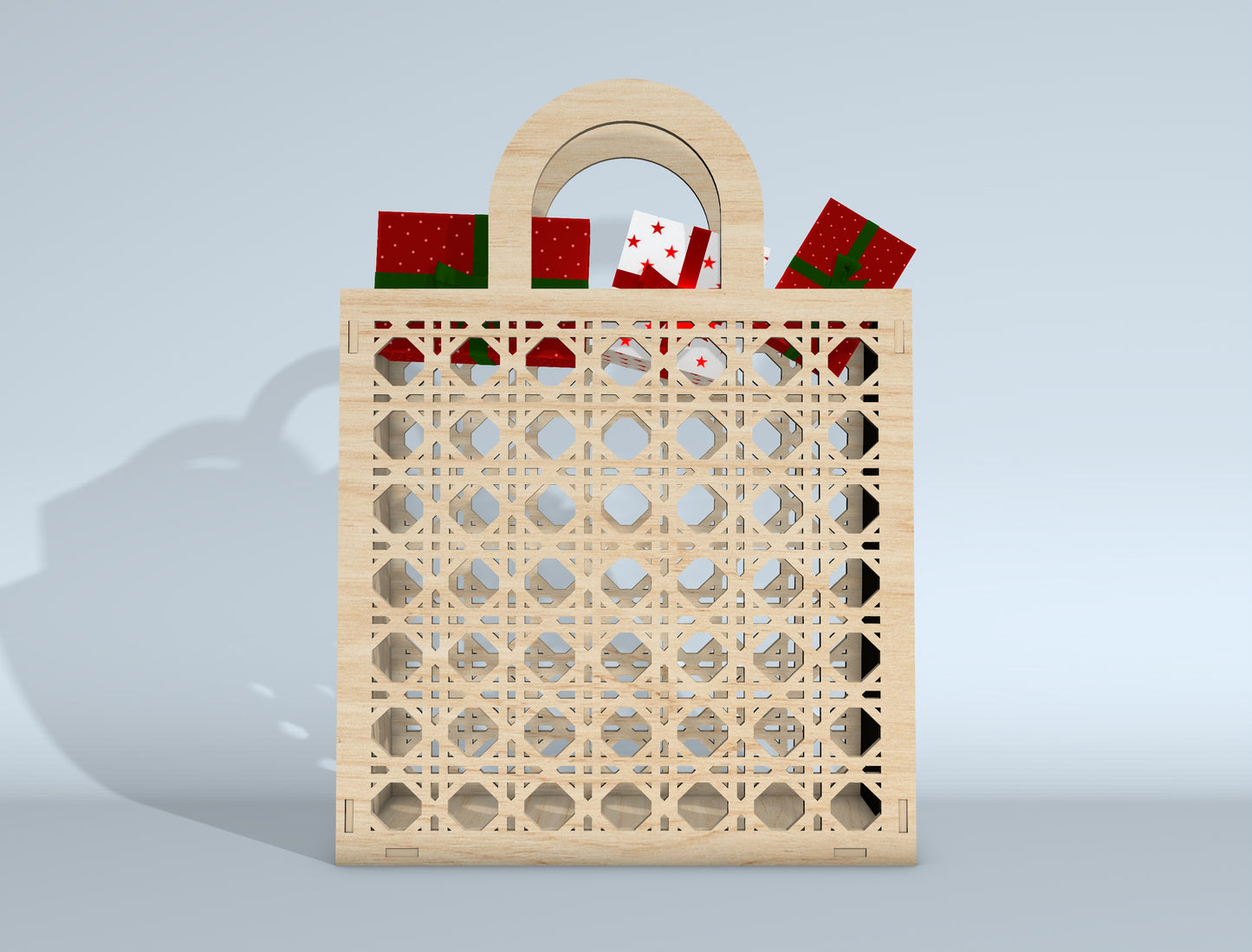Gift Bag SVG Bundle for Glowforge xTool Laser Cut Gift Box File