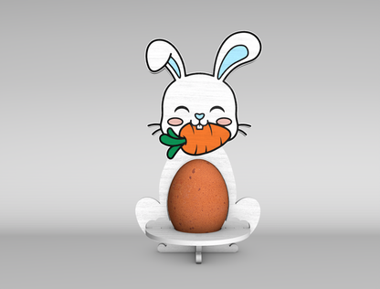 Bunny Egg Holder Stand SVG Easter Tabletop 5 Designs for Glowforge and xTool