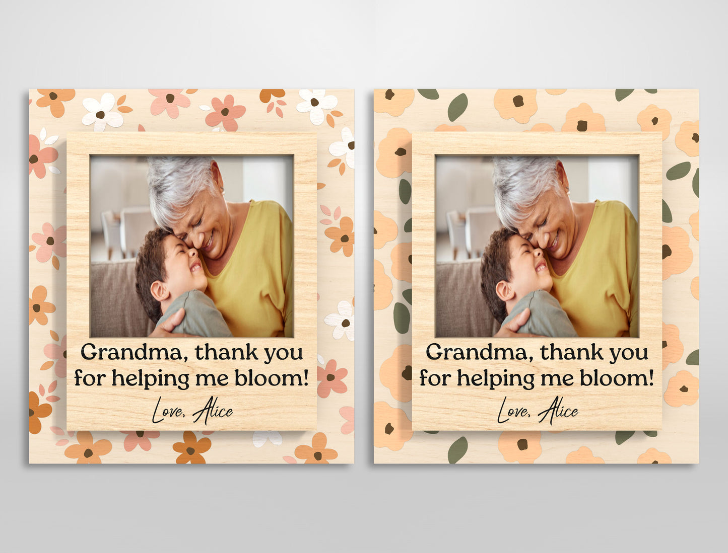 Mother's Day Photo Magnet SVG Bundle Thank You Mom for LightBurn