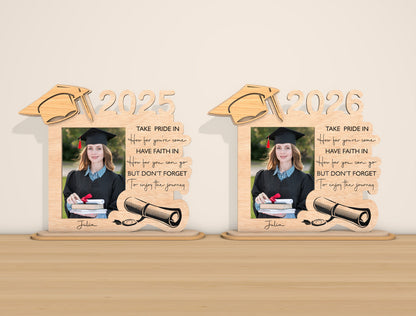 Graduation Photo Frame SVG Laser Cut File for Glowforge and xTool