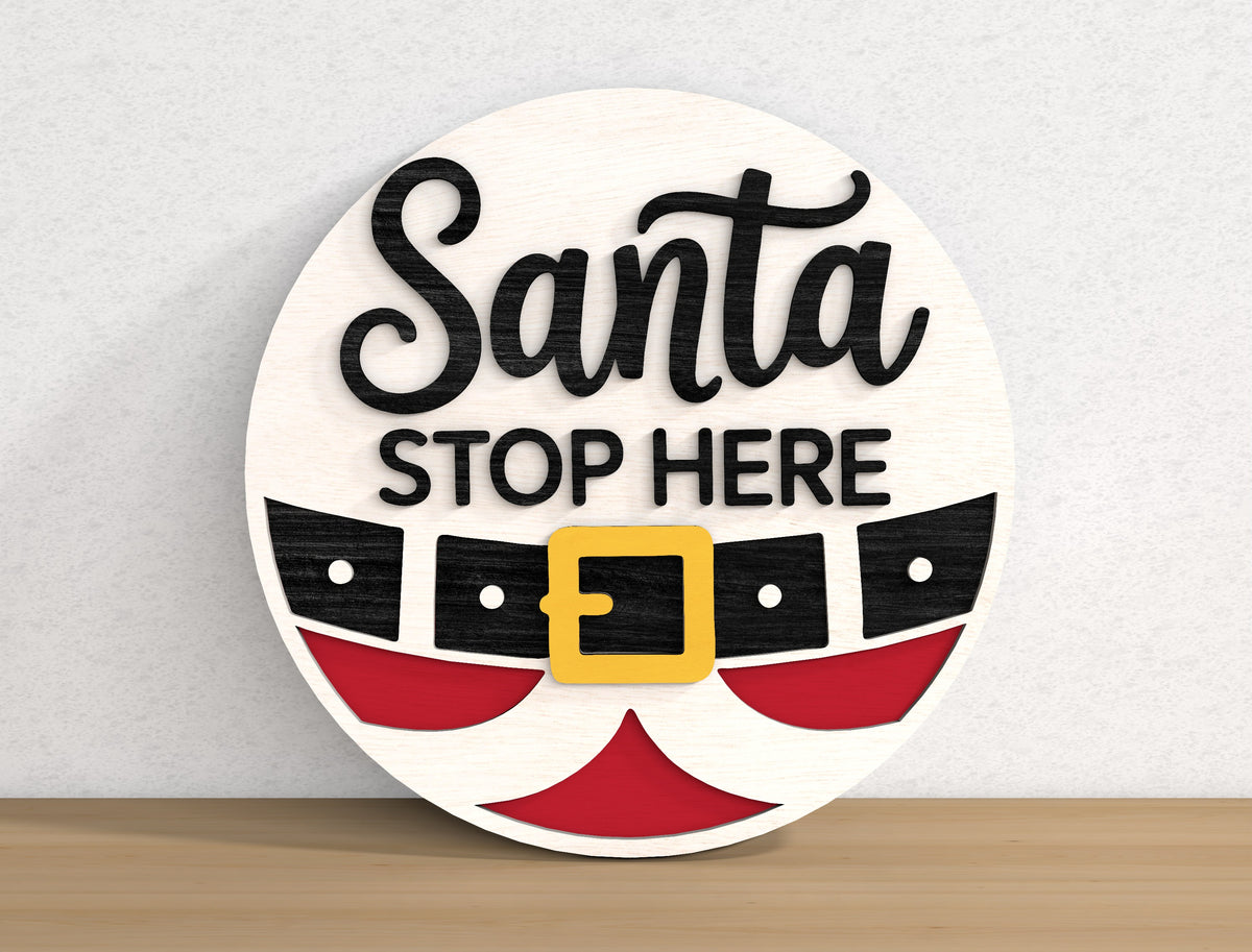 Christmas Welcome Door Sign SVG Bundle 4