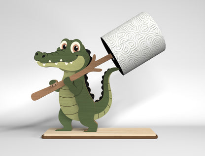 Safari Toilet Roll Holder SVG Bundle for Glowforge and LightBurn