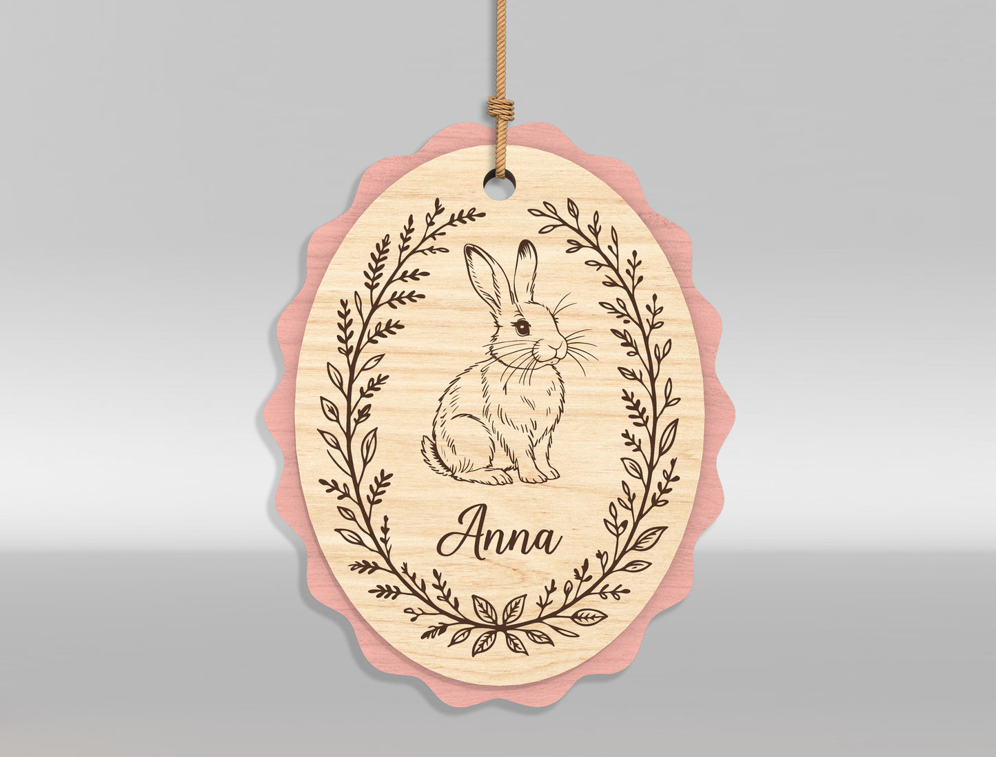 Easter Bunny Basket Tag SVG Bundle 18 Designs for Glowforge and xTool