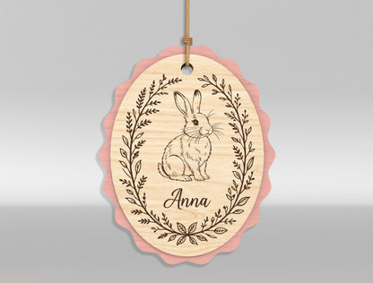 Easter Bunny Basket Tag SVG Bundle 18 Designs for Glowforge and xTool