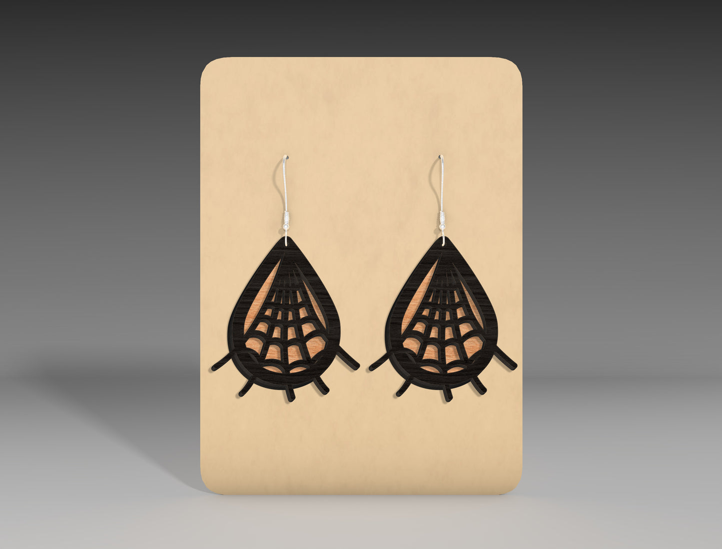 Halloween Teardrop Earrings SVG Bundle 12 Designs for Glowforge xTool LightBurn