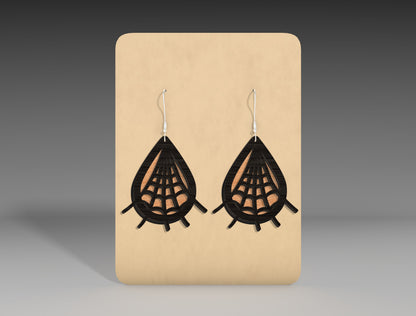 Halloween Teardrop Earrings SVG Bundle 12 Designs for Glowforge xTool LightBurn