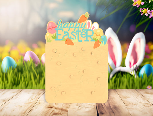 Easter Egg Game Board SVG Kids Table Activity for LightBurn and xTool