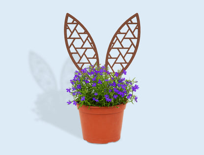 Bunny Ear Plant Stakes SVG Bundle Easter Garden for Glowforge and xTool