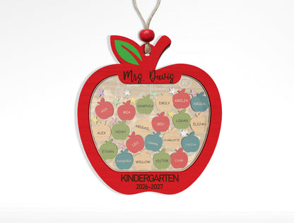 Personalized Teacher Shaker Sign SVG Bundle Laser Cut File for Glowforge and xTool