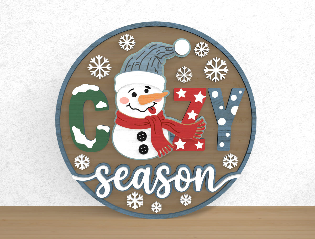 Christmas Rustic Door Hanger SVG Bundle Designs 4