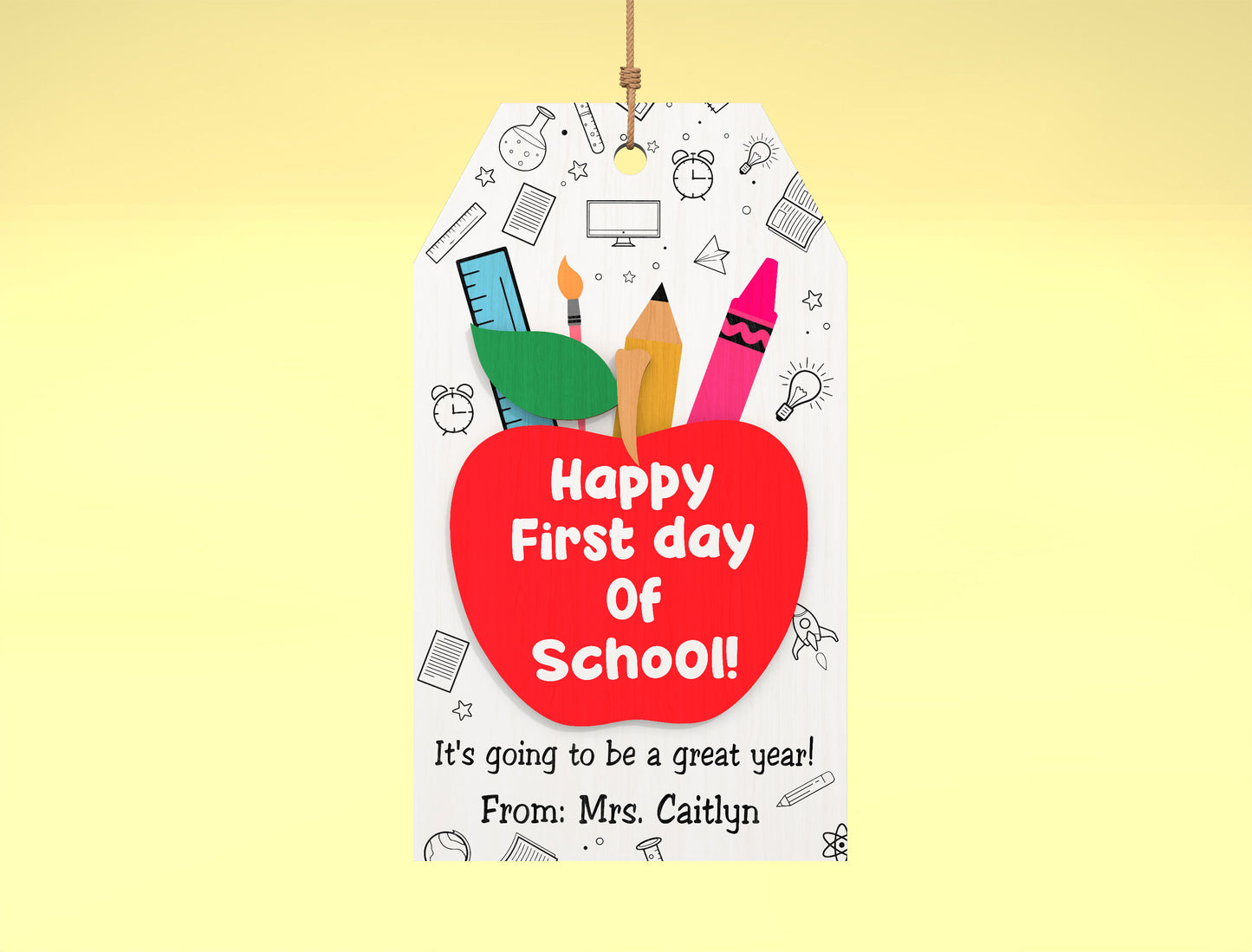 Back To School Tag Bundle SVG Laser Cut File for Glowforge and xTool