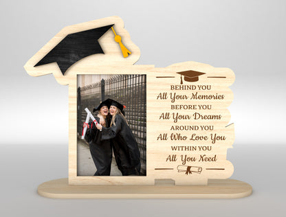 Graduation Photo Frame SVG Laser Cut File for Glowforge and LightBurn
