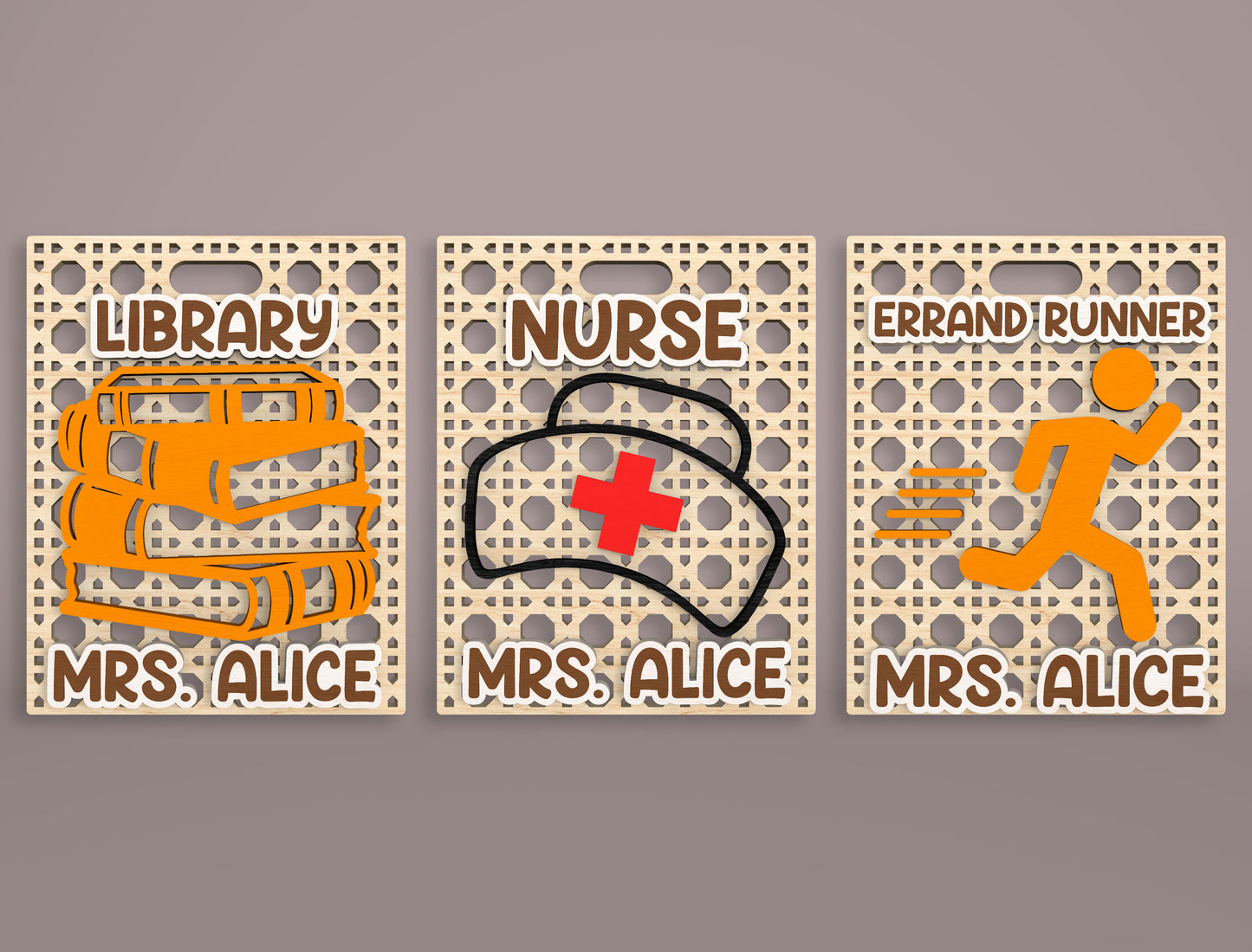 Personalized Hall Pass SVG Bundle  Laser Cut File for Glowforge and LightBurn