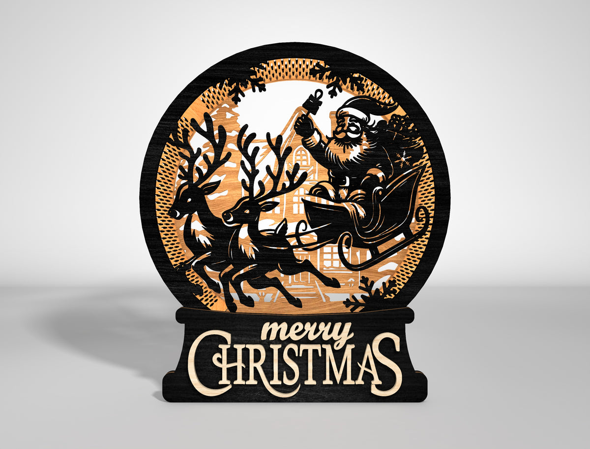 Christmas Scene Lantern SVG Bundle 3