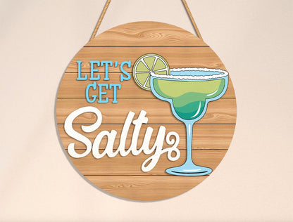 Summer Bar Sign Bundle SVG Laser Cut File for Glowforge and xTool