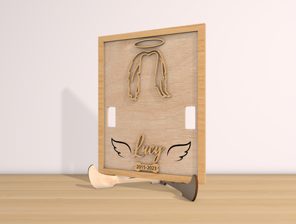 Dog Memorial Collar Holder SVG Laser Cut File for Glowforge