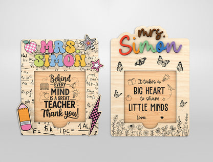 Personalized Apple Sticky Note Holder Bundle SVG for Glowforge and LightBurn