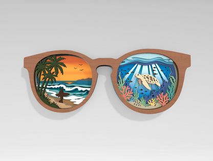 Summer Multilayer SVG Bundle for Glowforge and xTool