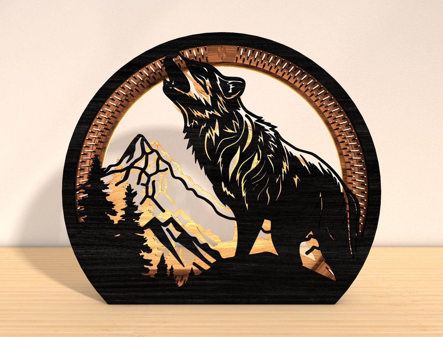 Wildlife Lantern SVG Bundle Laser Cut File for LightBurn and Glowforge