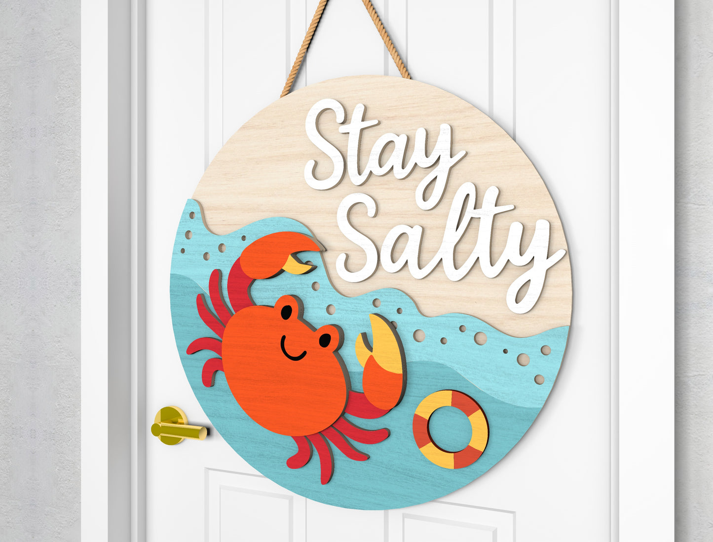 Flip Flop Season Door Hanger SVG Bundle for Glowforge