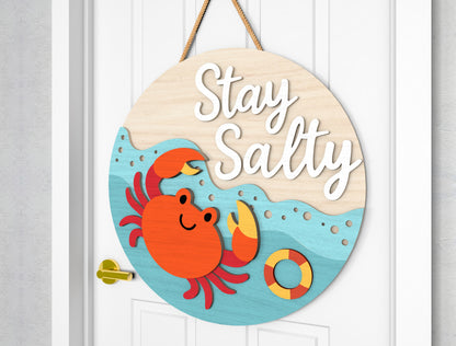 Flip Flop Season Door Hanger SVG Bundle for Glowforge