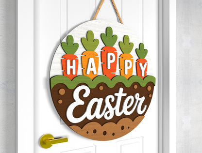 Easter Truck Farmhouse Door Sign SVG Welcome Home Carrot for Glowforge