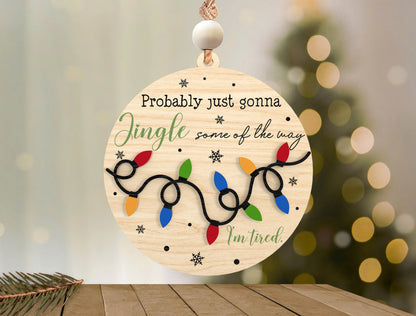 Funny Christmas Goose Ornament SVG Bundle 3