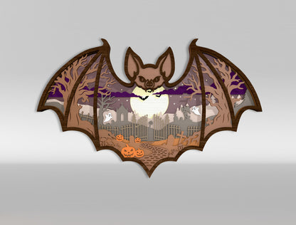 Halloween Haunted House Multilayer SVG Bundle 12 Designs for xTool Glowforge LightBurn