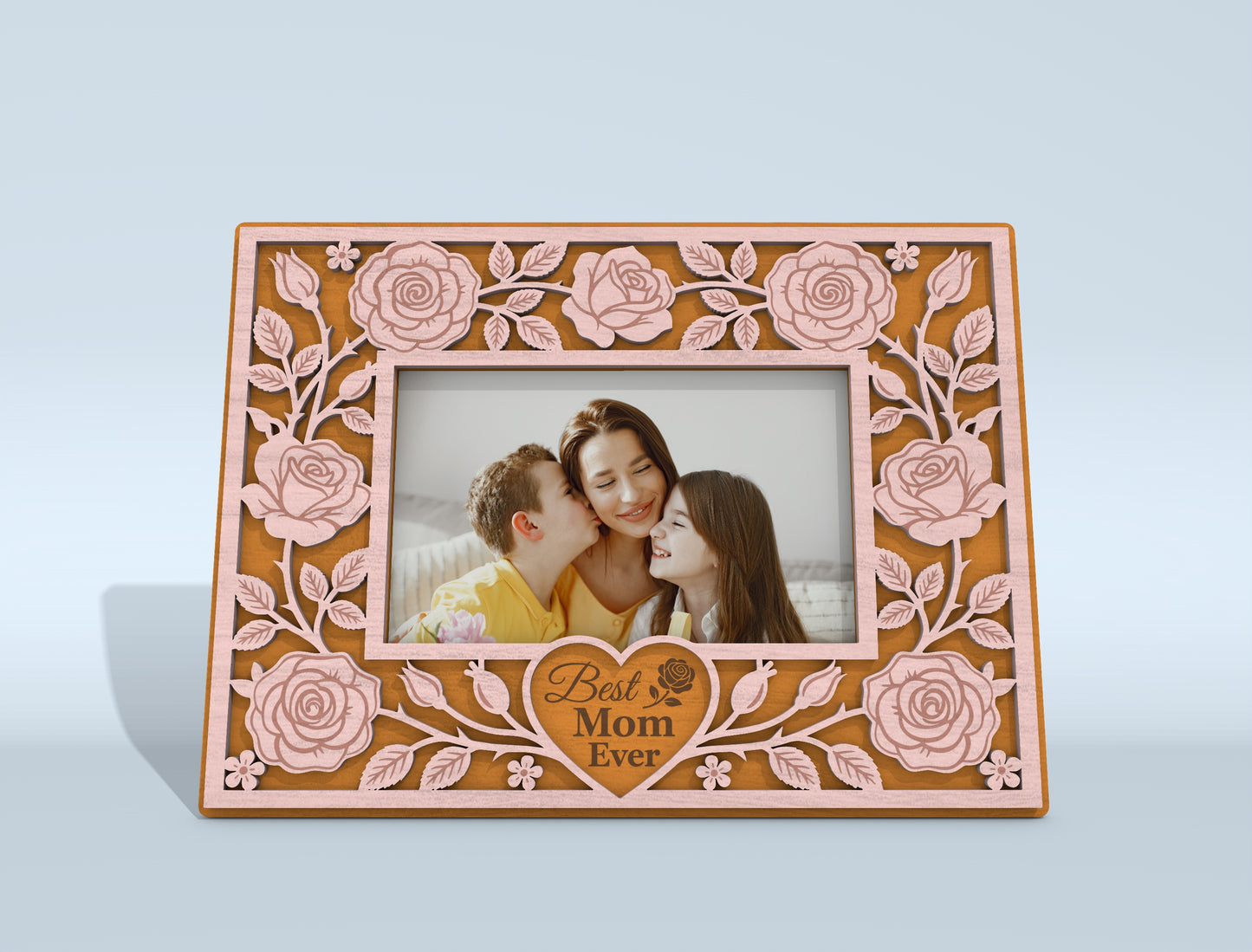 Intricate Pattern Photo Frame SVG Bundle Mother's Day for Glowforge