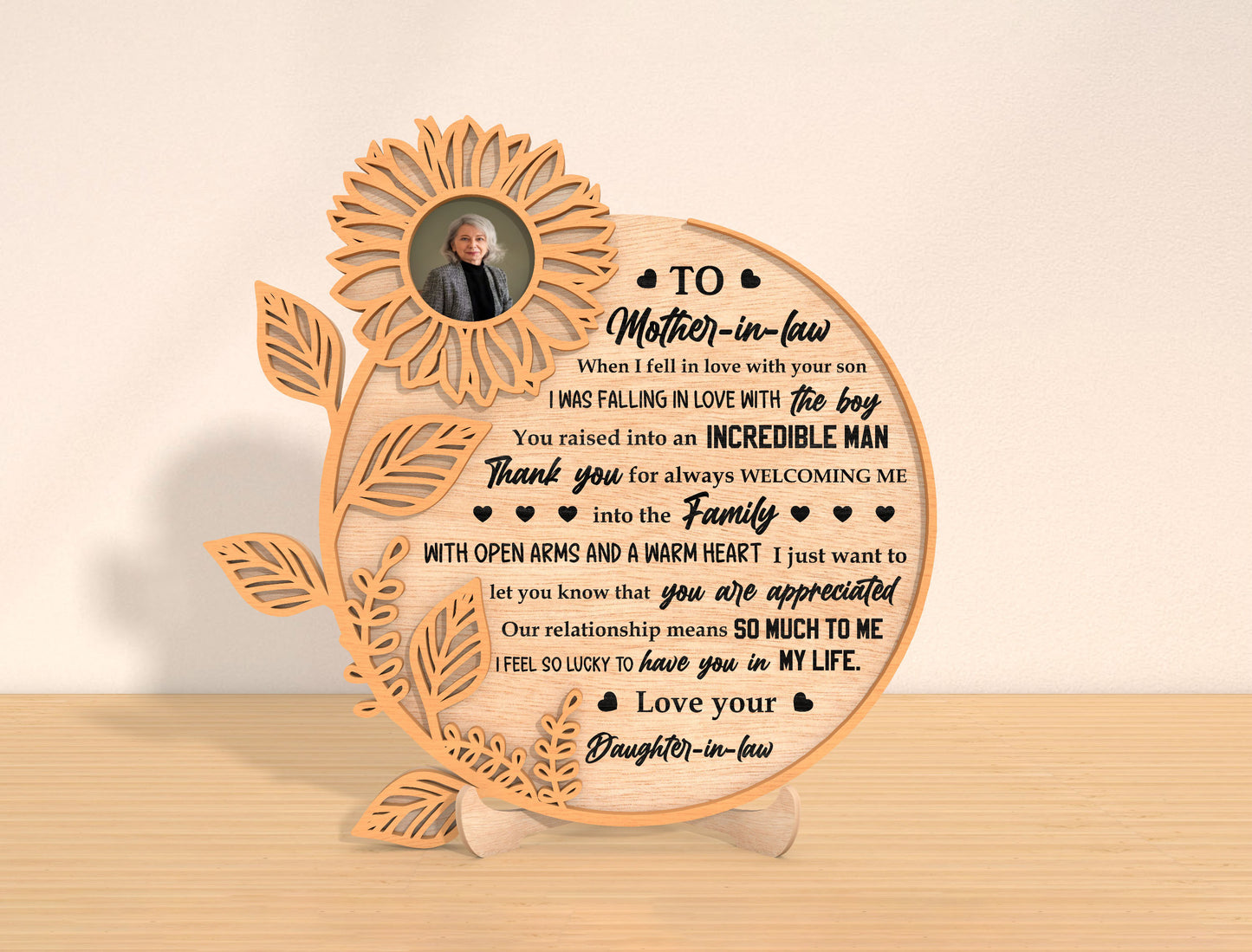 Mother Photo Frame Plaque SVG Bundle 4 Designs for LightBurn and xTool