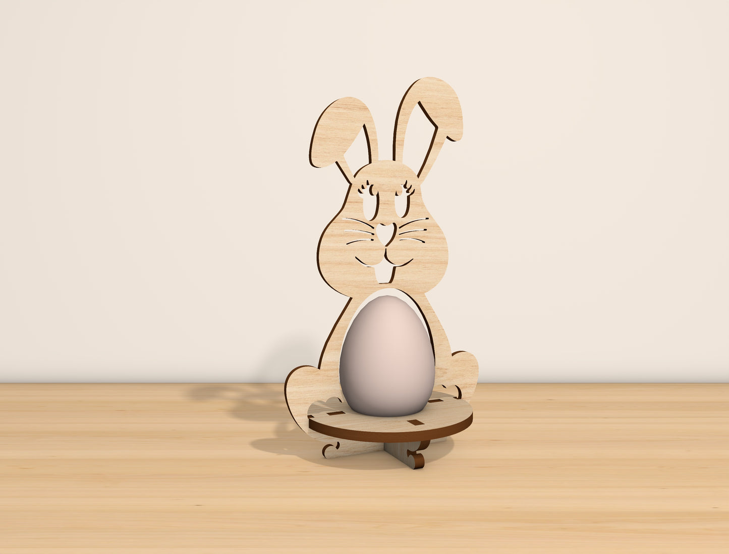 Easter Bunny Egg Holder Stand SVG Bundle 8 Designs for Glowforge and xTool
