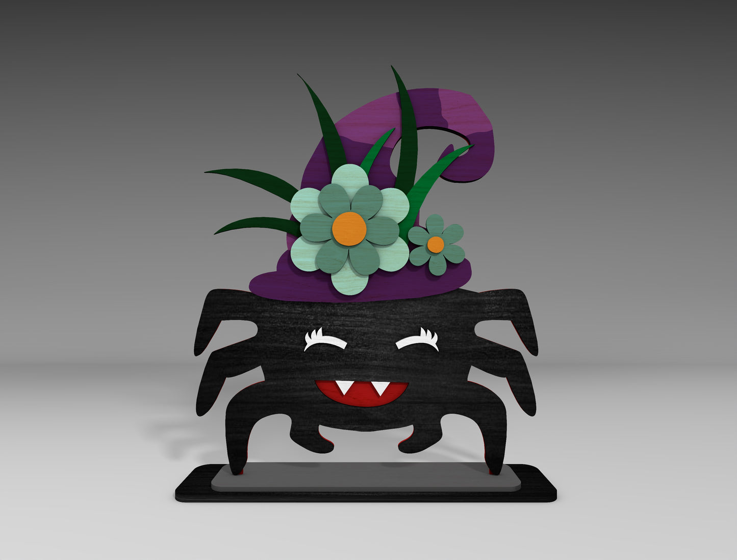 Halloween Cute Spider SVG Bundle for xTool LightBurn Glowforge 3 Designs