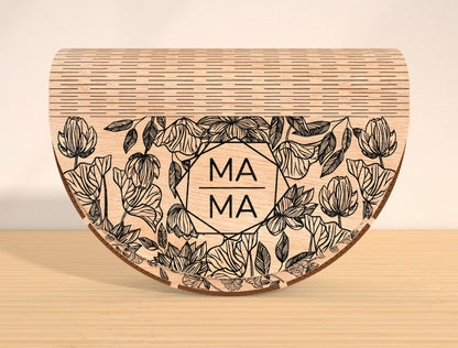 Mother's Day Floral Wooden Chest SVG Bundle for Glowforge and xTool