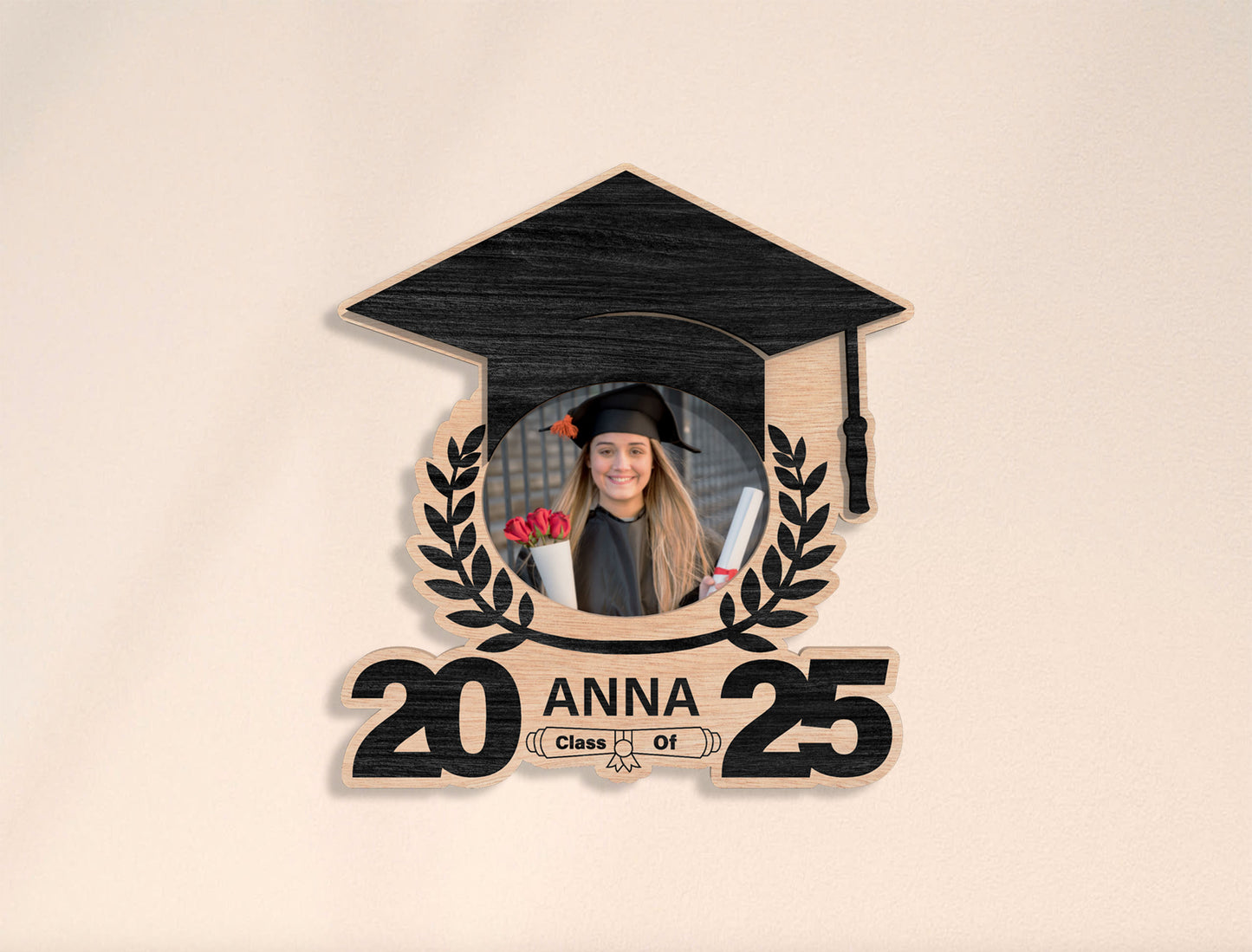 Graduation Photo Frame SVG Bundle Laser Cut File for LightBurn and Glowforge