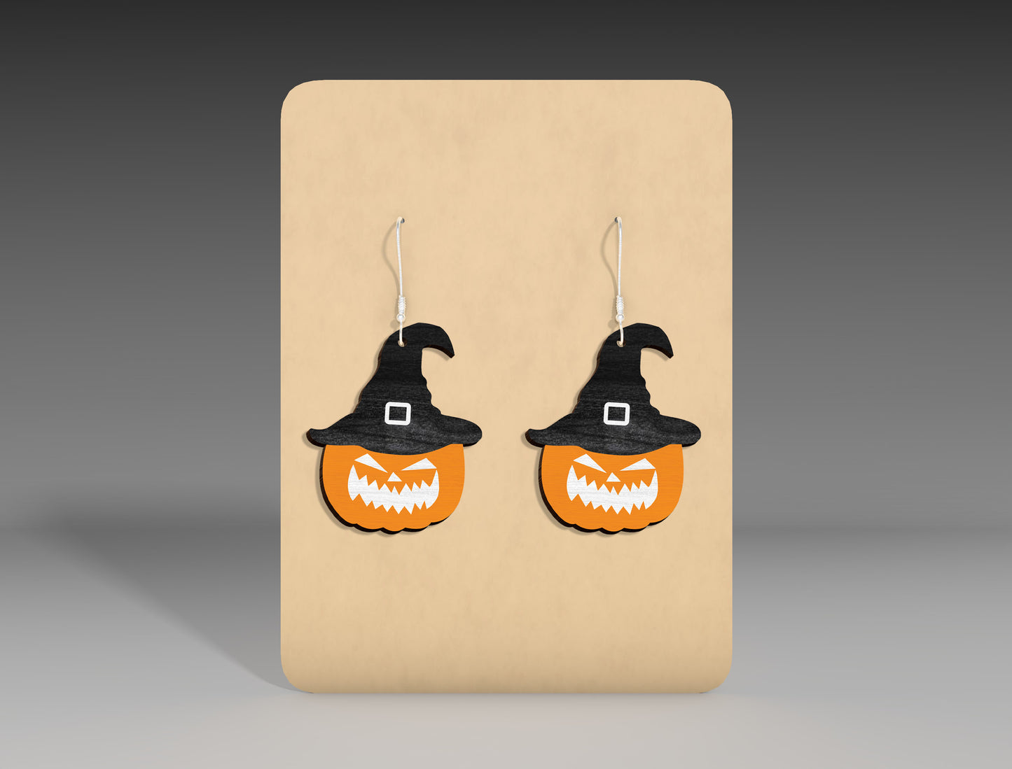 Halloween Stud Earrings SVG Bundle 9 Designs for LightBurn Glowforge xTool