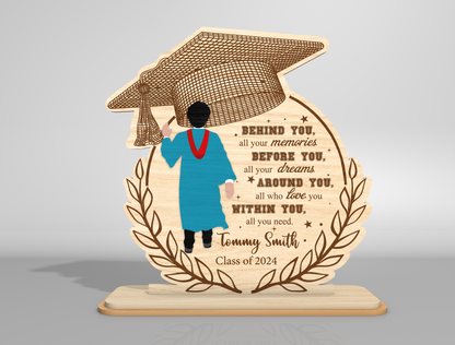Personalized Graduation Boy Sign SVG for xTool and LightBurn