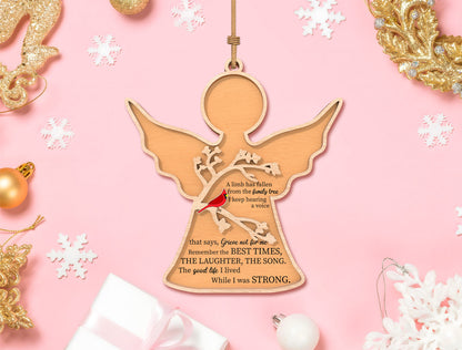 Angel Memorial Ornament SVG Laser Cut File Bundle