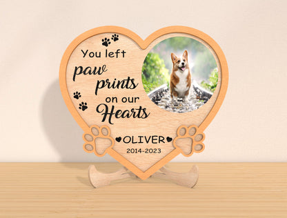 Pet Memorial Heart Photo SVG Laser Cut File for xTool and Glowforge