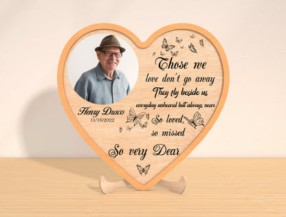 Heart Photo Memorial Plaque SVG Laser Cut File for xTool