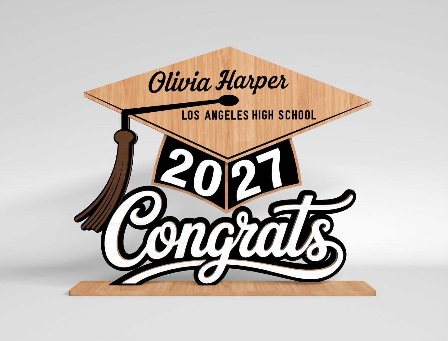 Personalized Graduation Table Sign SVG for xTool and Glowforge