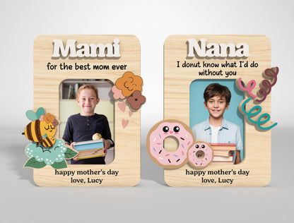 Cute Mama Photo Frame SVG Bundle 11 Designs for LightBurn and xTool